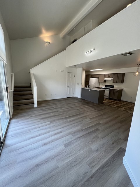 Floor plan for 1 bed, 1 bath, 730 sqft